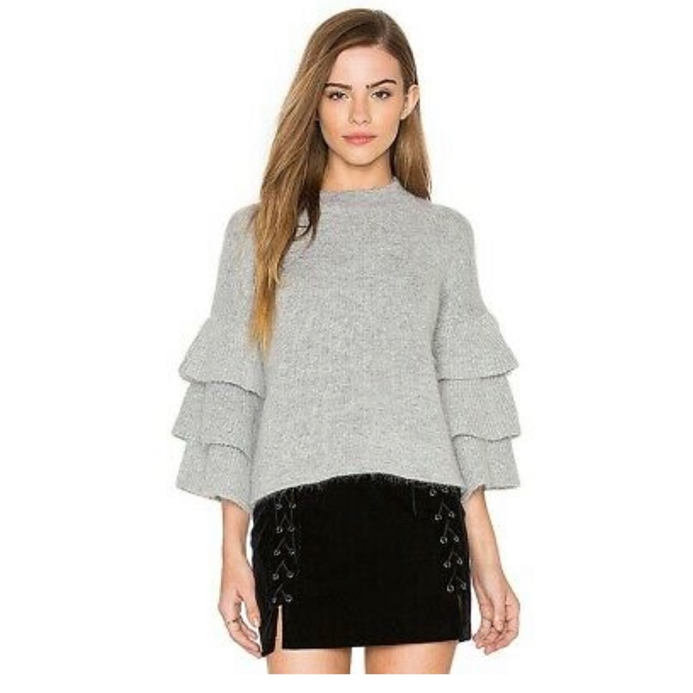 Endless Rose Ruffle Sleeve Sweater